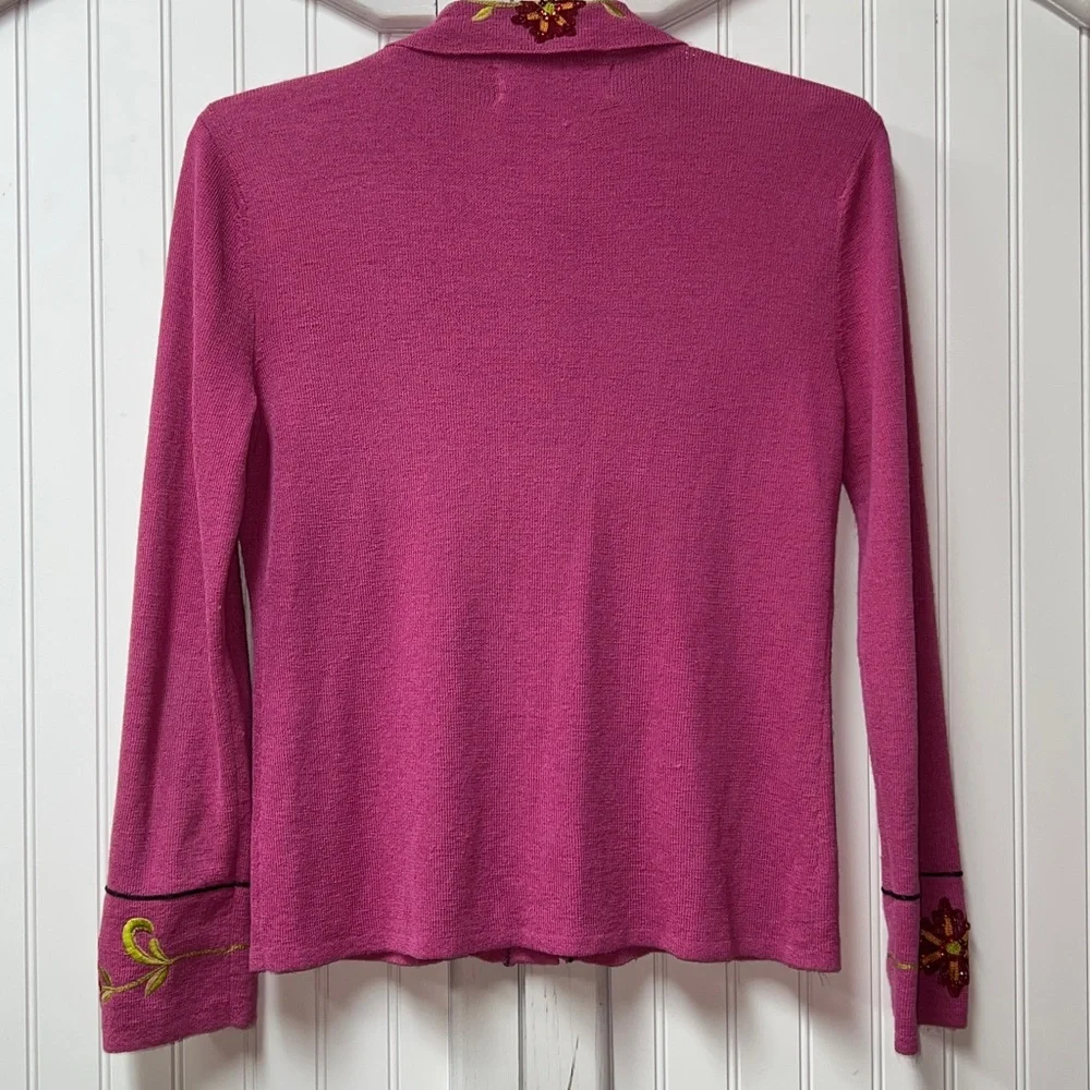 Double D Ranch Yoakum Texas Cardigan Sweater M Western - Picture 8 of 9
